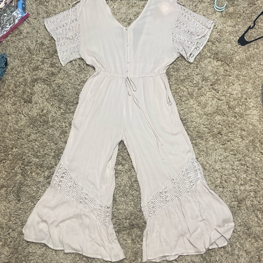 Cream color pantsuit